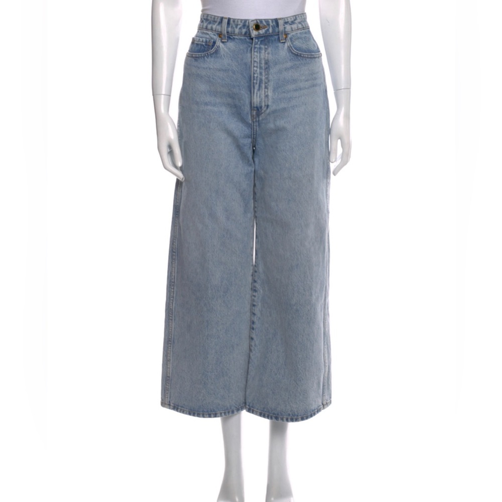 Khaite Ella Wide Leg Jeans